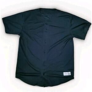 Sport Tek Black Softball Baseball Jersey Breathable Size Large Number 13